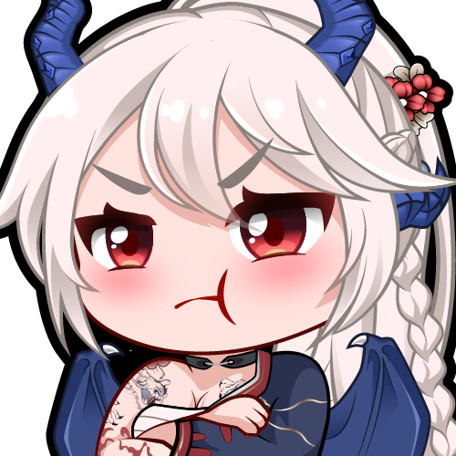 AravaVT Emote Sticker - Pout