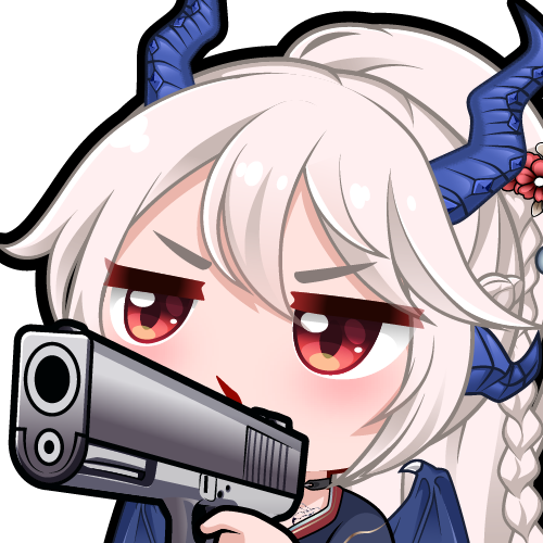 AravaVT Emote Sticker - Gun