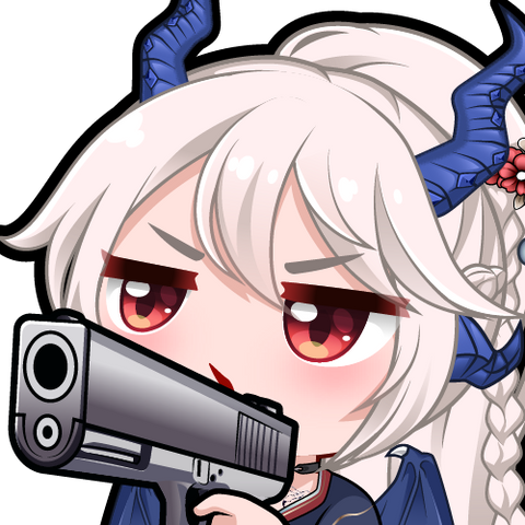 AravaVT Emote Sticker - Gun