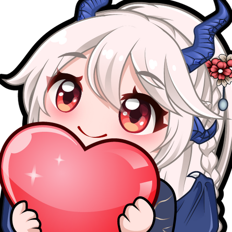 AravaVT Emote Sticker - Luv