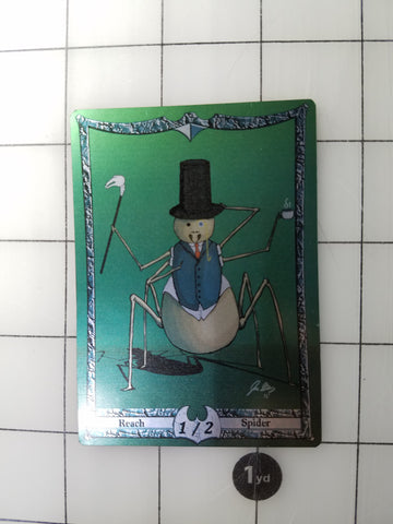 Gentleman Spider Token (Foil)