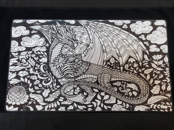 Dragon Stitched Edge Playmat Color Your Own