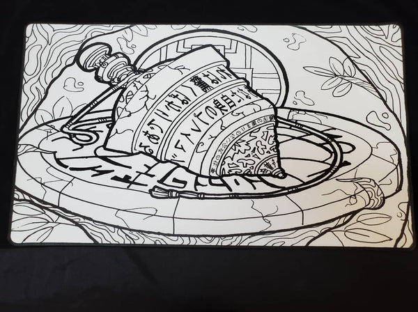 Divining Top Stitched Edge Playmat Color Your Own