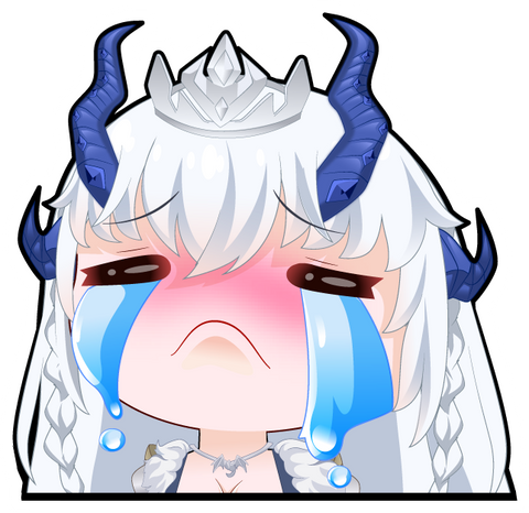 AravaVT Emote Sticker - Cry