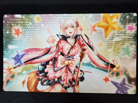 Pop Star Stitched Edge Playmat