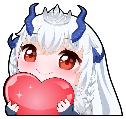 AravaVT Emote Sticker - Luv