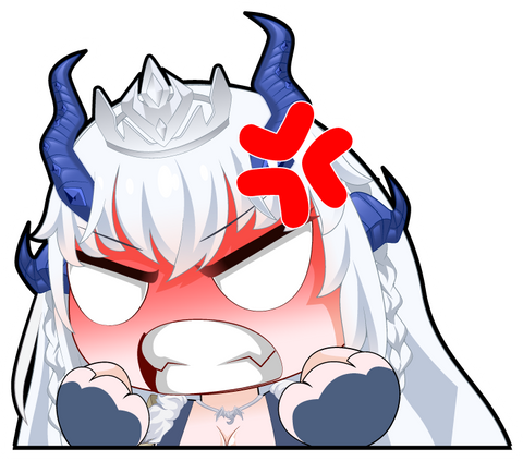 AravaVT Emote Sticker - Mad