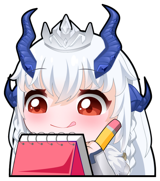AravaVT Emote Sticker - Notes