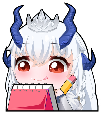 AravaVT Emote Sticker - Notes